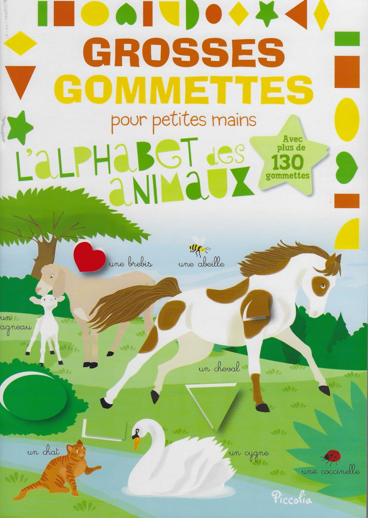 GROSSES GOMMETTES - ALPHABET DES ANIMAUX