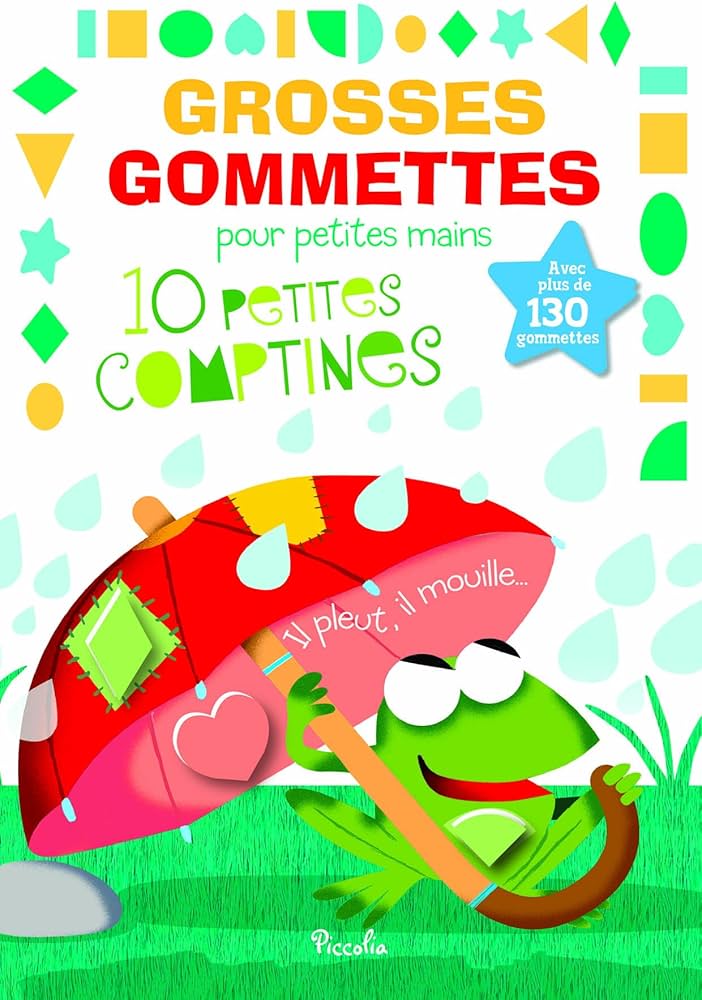 GROSSES GOMMETTES - 10 PETITES COMPTINES