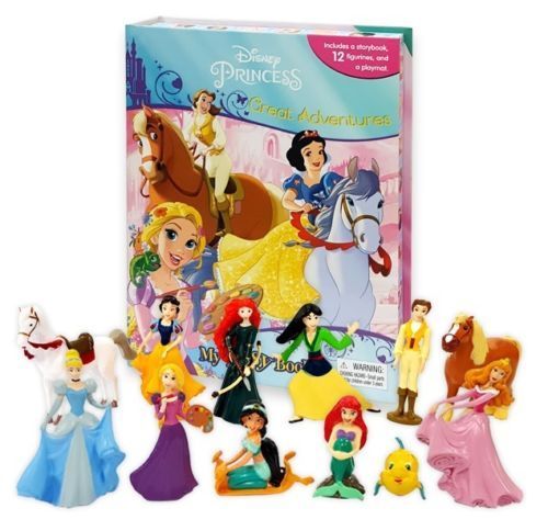 MY BUSY BOOKS - DISNEY PRINCESS GREAT ADVENTURE  (WITH 12 FIGURINES) (AGE 3+)