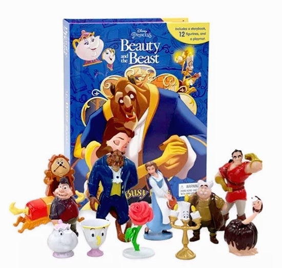 MY BUSY BOOKS - DISNEY BEAUTY AND THE BEAST (WITH 12 FIGURINES) (AGE 3+)