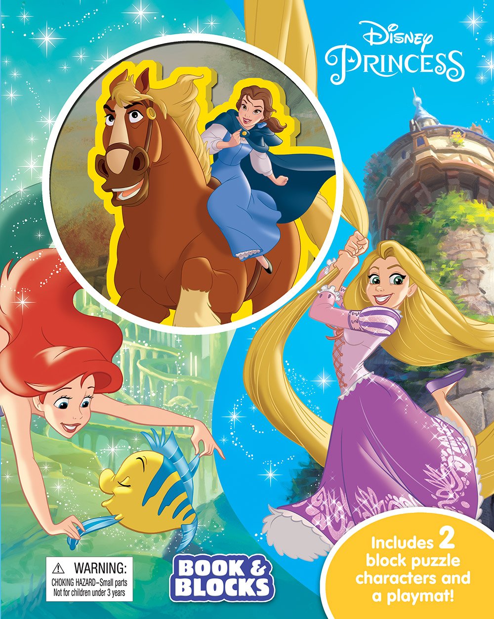 BOOK & BLOCKS - DISNEY PRINCESS  (AGE 3+)