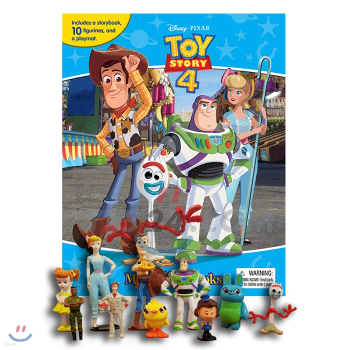 MY BUSY BOOKS - TOY STORY 4   (WITH 12 FIGURINES) (AGE 3+)