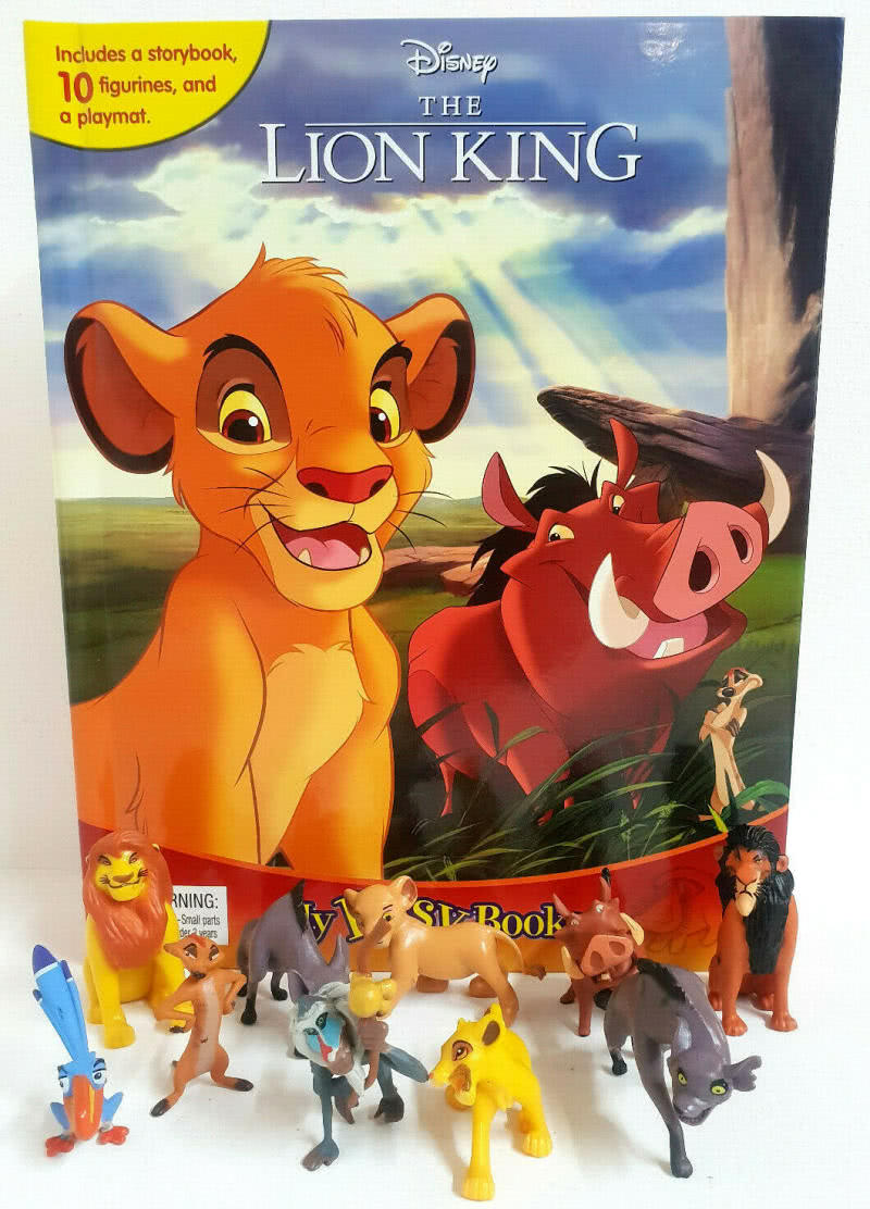 MY BUSY BOOKS - DISNEY THE LION KING   (WITH 12 FIGURINES) (AGE 3+)