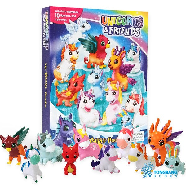 MY BUSY BOOKS - UNICORNS & FRIENDS  (WITH 12 FIGURINES) (AGE 3+)