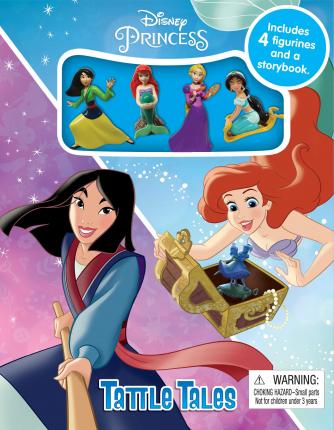 TATTLE TALES - DISNEY PRINCESS  (WITH 4 FIGURINES) (AGE 3+)