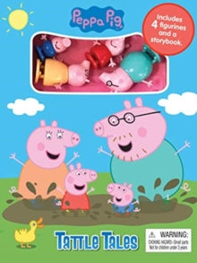 TATTLE TALES - PEPPA PIG  (WITH 4 FIGURINES) (AGE 3+)