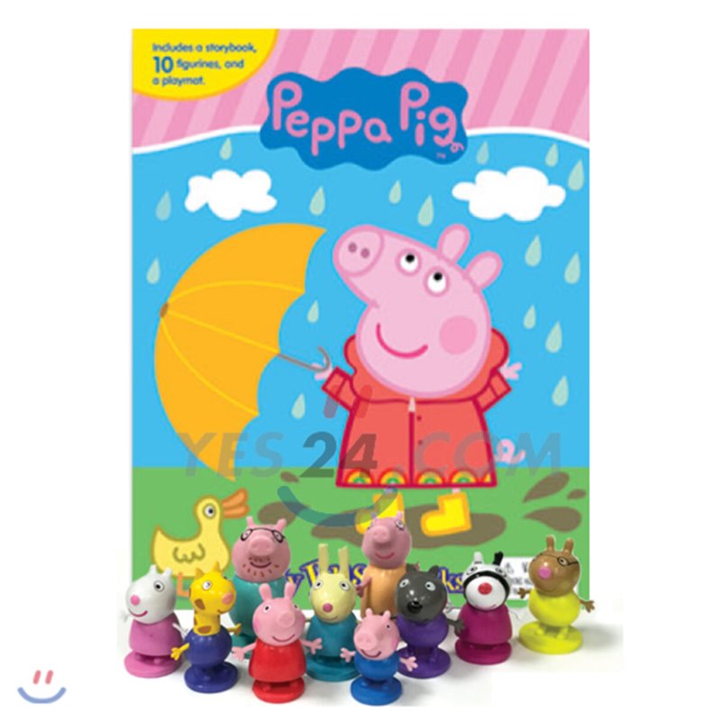 MY BUSY BOOKS - PEPPA PIG  (WITH 12 FIGURINES) (AGE 3+)