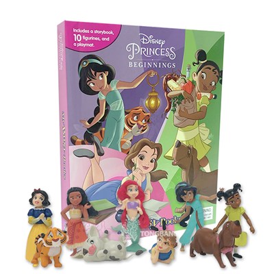 MY BUSY BOOKS - DISNEY PRINCESS BEGINNINGS  (WITH 12 FIGURINES) (AGE 3+)