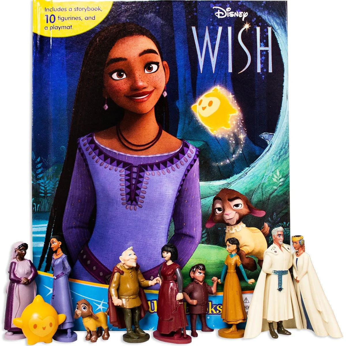 MY BUSY BOOKS - DISNEY WISH   (WITH 10 FIGURINES) (AGE 3+)