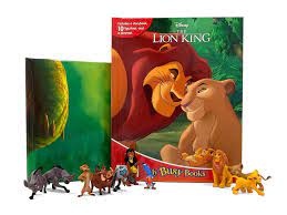 MY BUSY BOOKS - DISNEY LION KING WITH 10 FIGURINES) (AGE 3+)