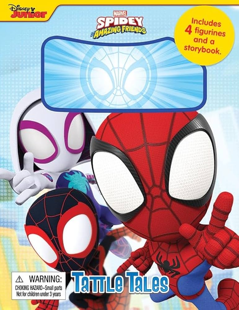TATTLE TALES - MARVEL SPIDEY  (WITH 4 FIGURINES) (AGE 3+)