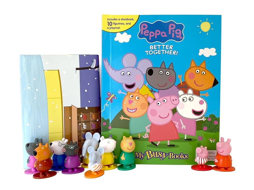 MY BUSY BOOKS - PEPPA PIG BETTER TOGETHER  (WITH 10 FIGURINES) (AGE 3+)