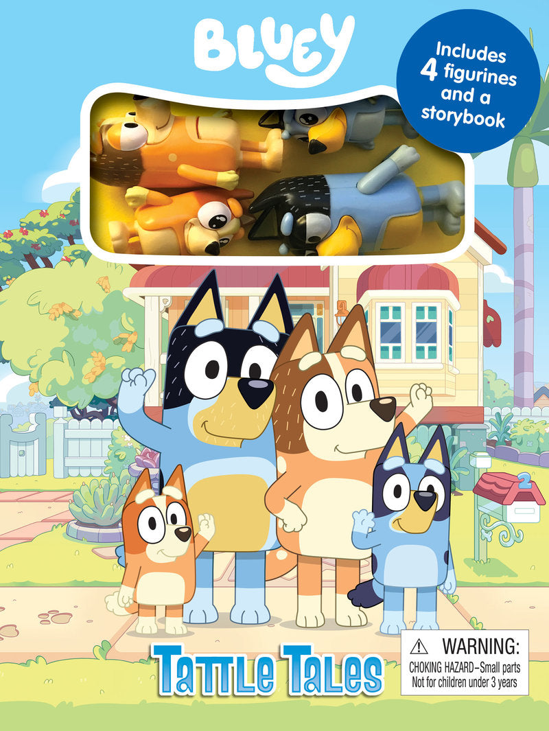 TATTLE TALES - BLUEY  (WITH 4 FIGURINES) (AGE 3+)