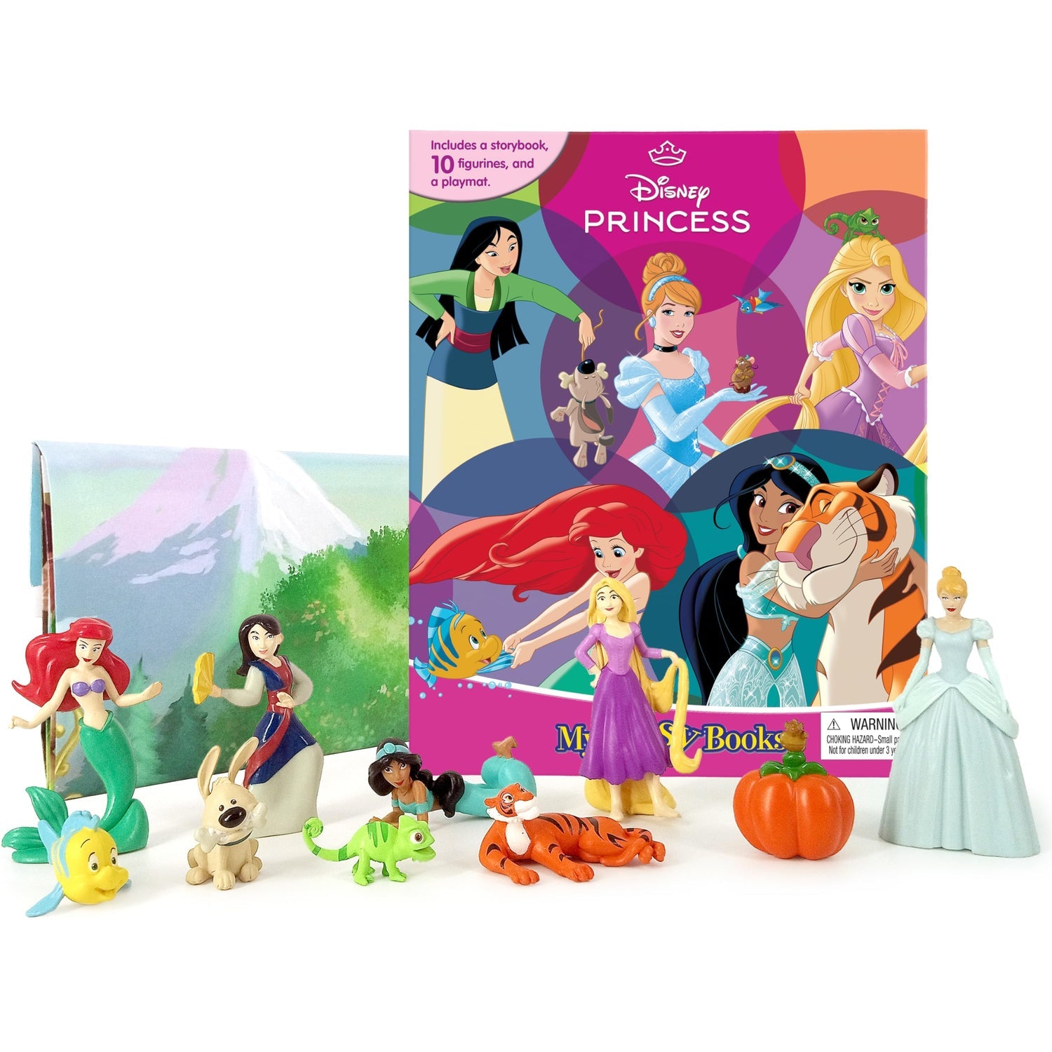 MY BUSY BOOKS - DISNEY PRINCESS  (WITH 10 FIGURINES) (AGE 3+)