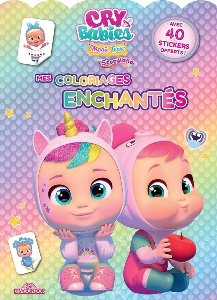 CRY BABIES - MES COLORIAGES ENCHANTES + STICKERS