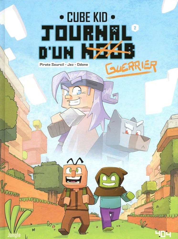 JOURNAL D'UN NOOB BD T°02 - BALADE DANS LE NETHER - MINECRAFT