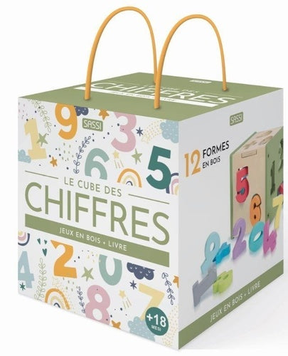 COFFRET LE CUBE DES CHIFFRES (JEU EN BOIS + LIVRE)