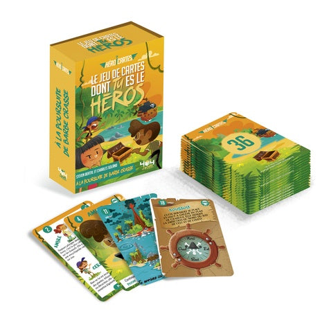 BOITE A LA POURSUITE DE BARBE CRASSE - JEU DE CARTES DONT TU ES LE HERO