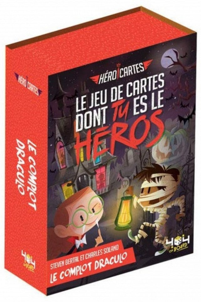 BOITE LE COMPLOT DRACULO - JEU DE CARTES DONT TU ES LE HERO