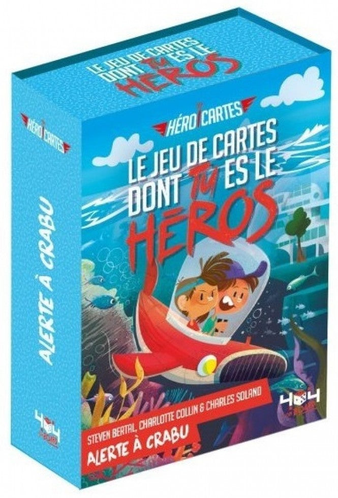 BOITE ALERTE A CRABU - JEU DE CARTES DONT TU ES LE HERO