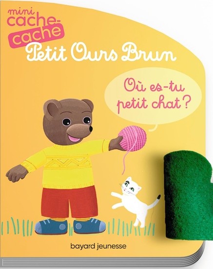 PETIT OURS BRUN - MINI CACHE CACHE - OU ES-TU PETIT CHAT ?