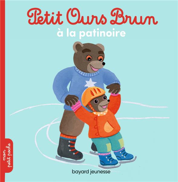 PETIT OURS BRUN VA A LA PATINOIRE (SOUPLE)