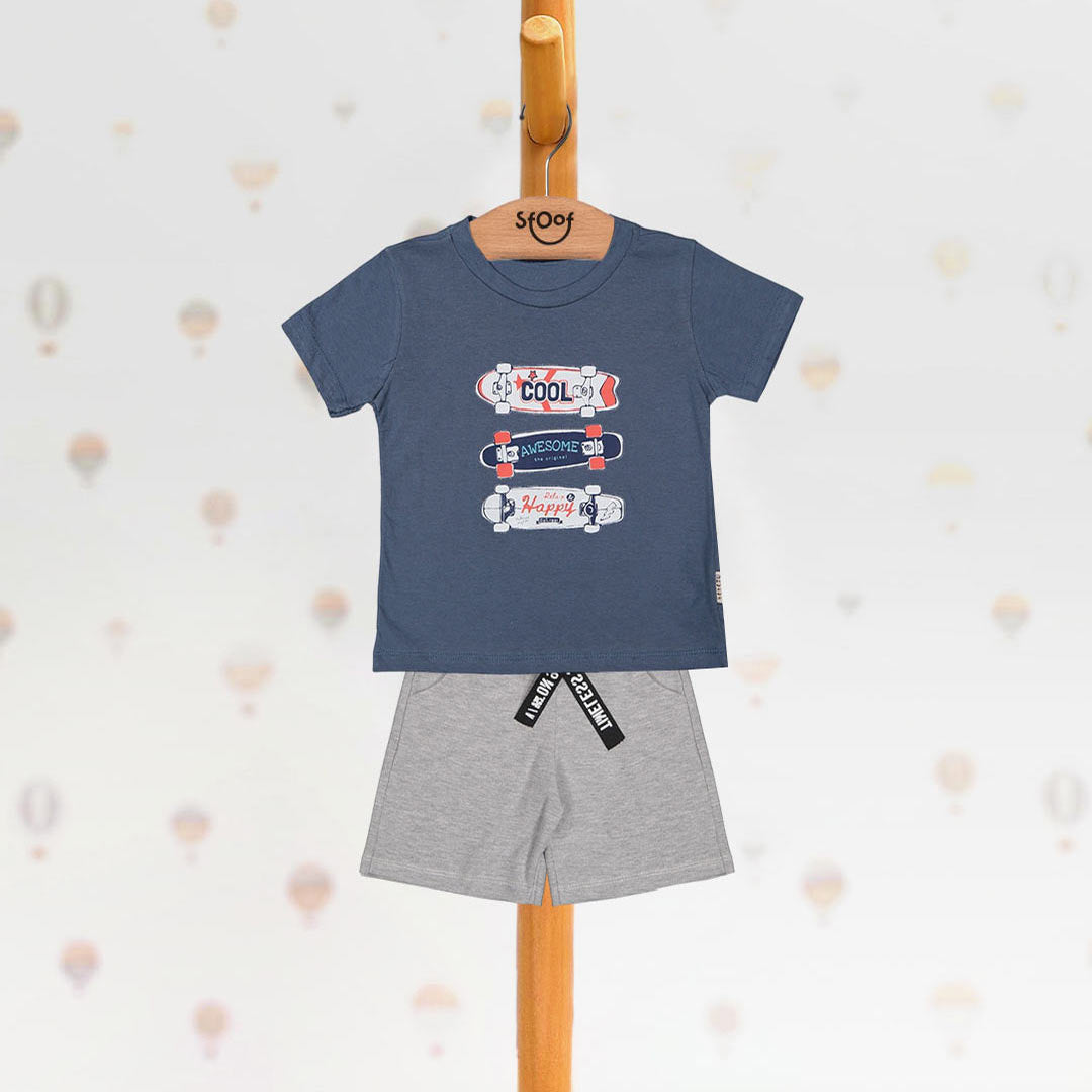 Skates Cotton Set (2pcs) 2-5y