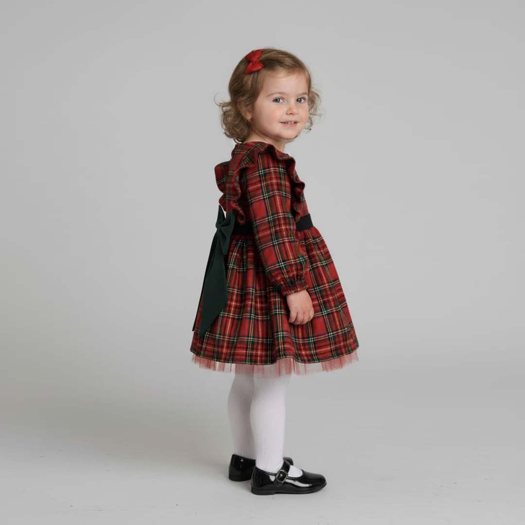 Plaid Christmas Dress 9-24m