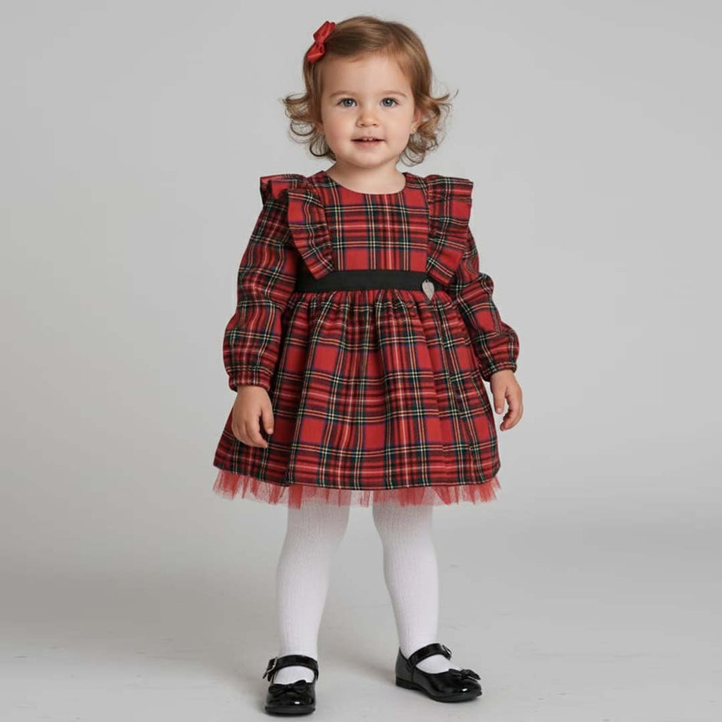 Plaid Christmas Dress 9-24m