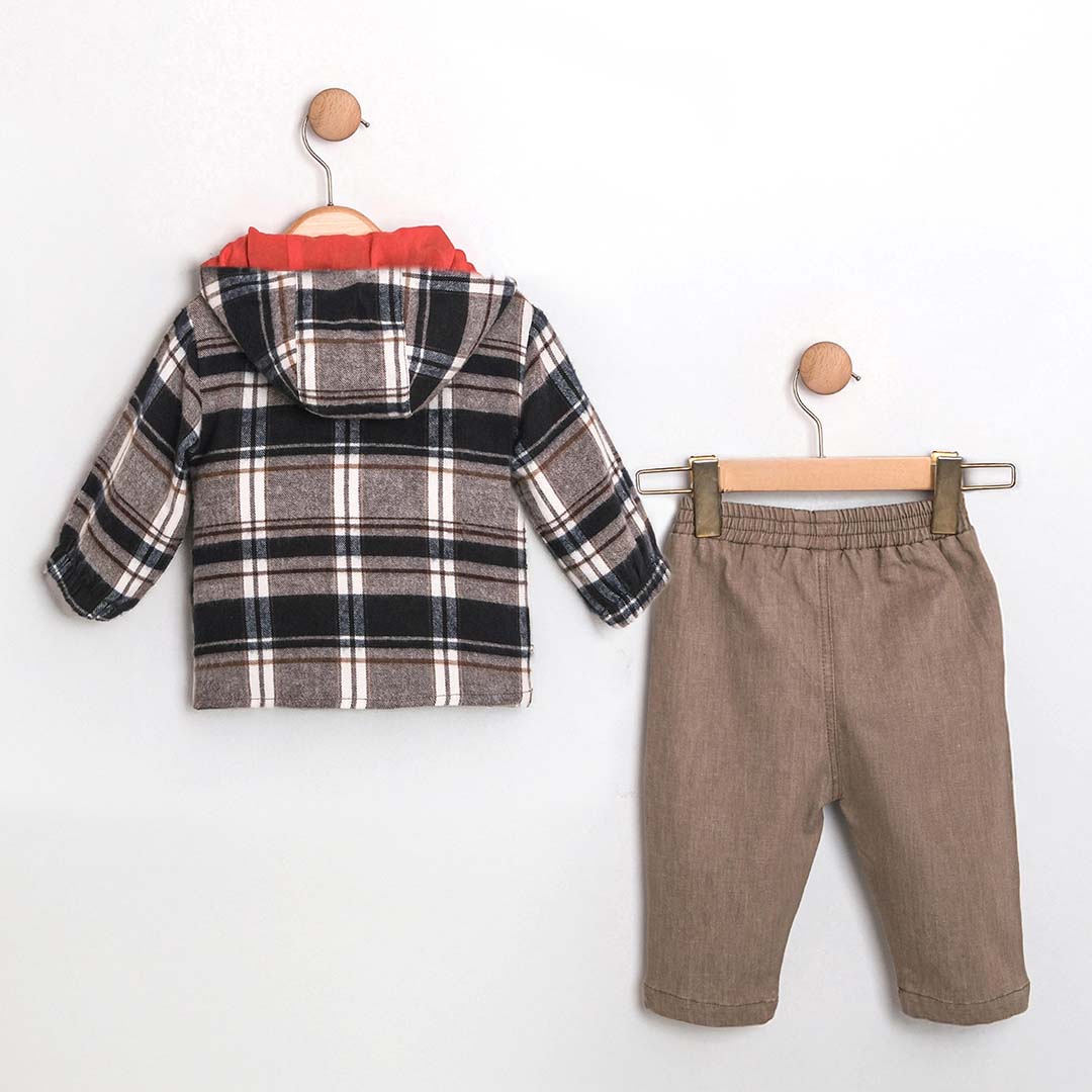 Plaid Set (3pcs) 9-24m
