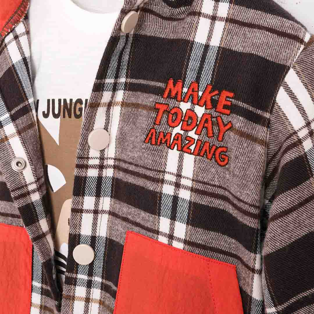 Plaid Set (3pcs) 2-5y