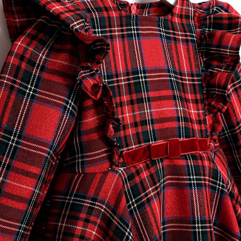 Plaid Christmas Dress 2-5y