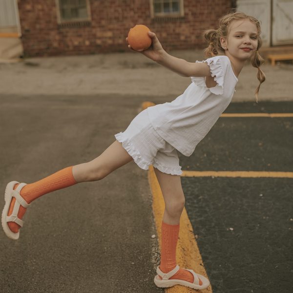White Jacquard Shorts Set