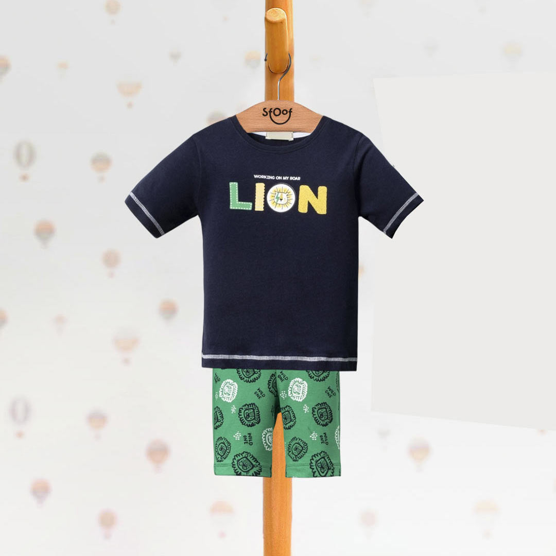 Lion Cotton Set (2pcs) 3-6y