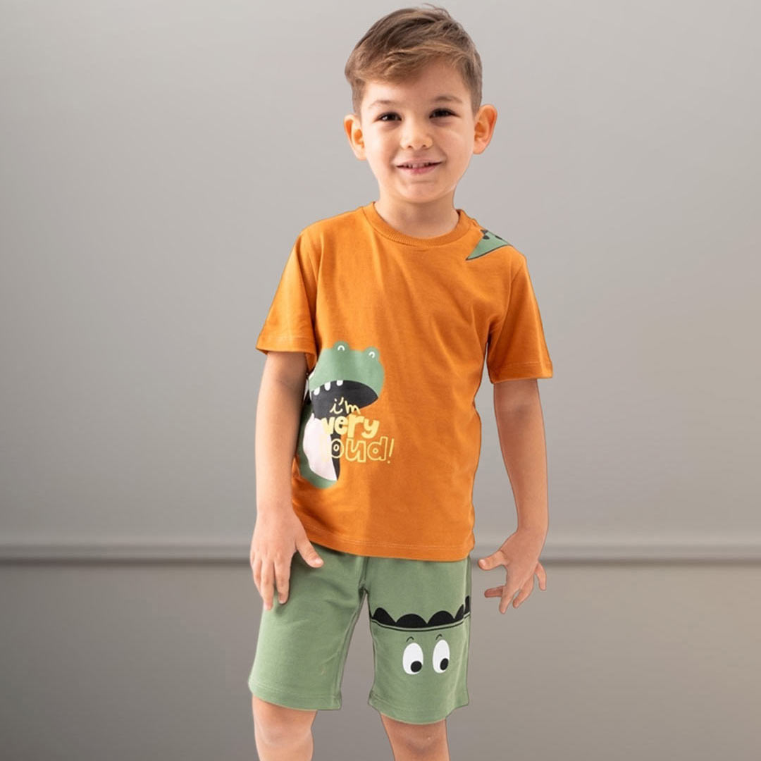 Dino Cotton Set (2pcs) 3-6y