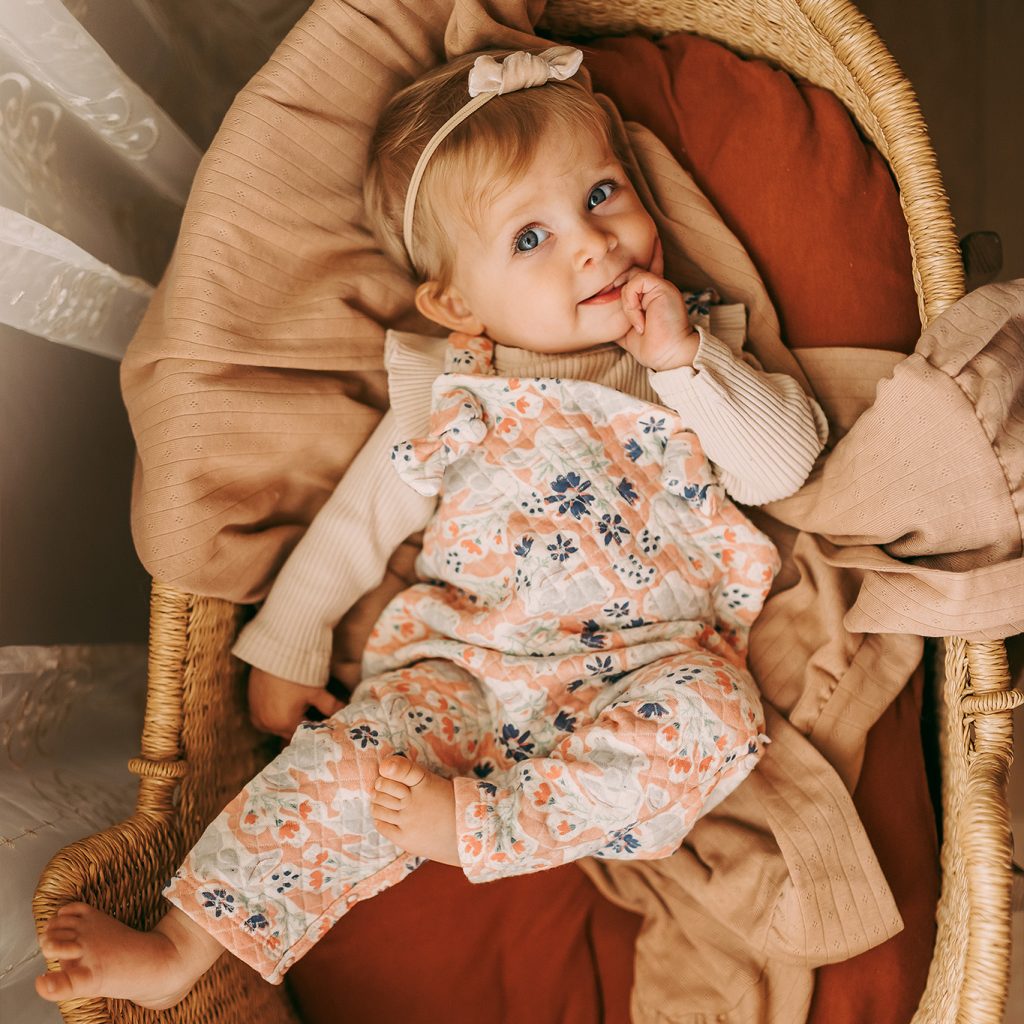 Pink Zoo Quilted Overalls