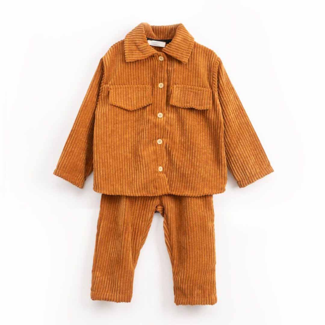 Ribbed Velvet Set (2pcs) 1-4y