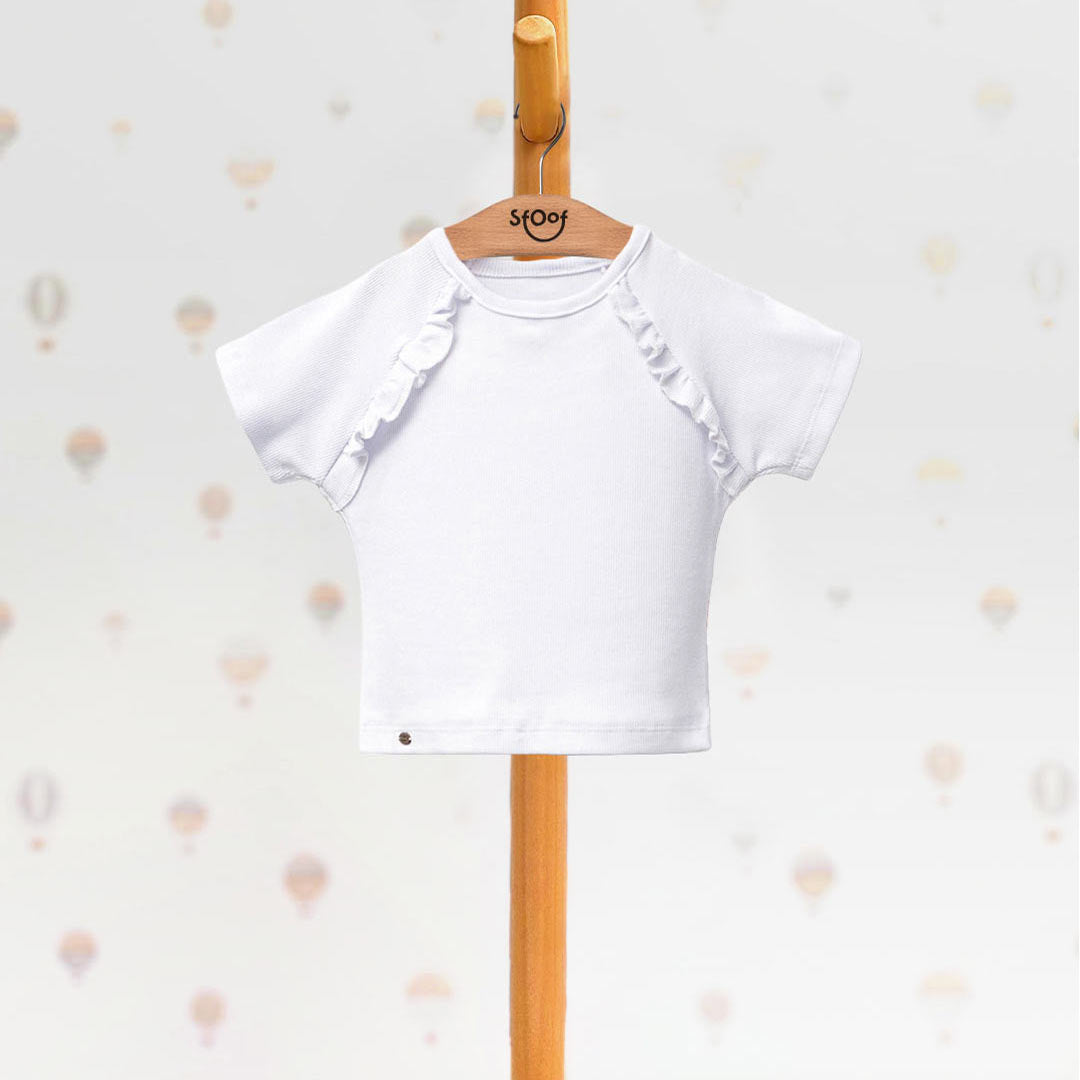 Ribbed T-shirt 1-4y