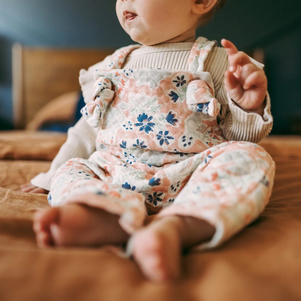 Pink Zoo Quilted Overalls