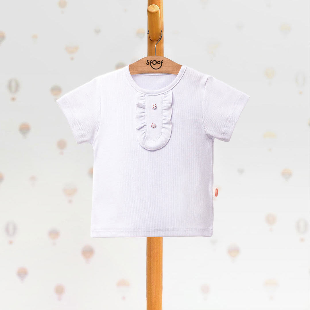 Ribbed T-shirt 5-8y