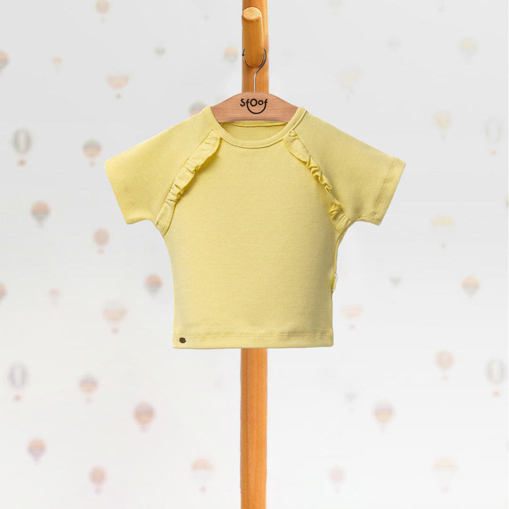 Ribbed T-shirt 1-4y