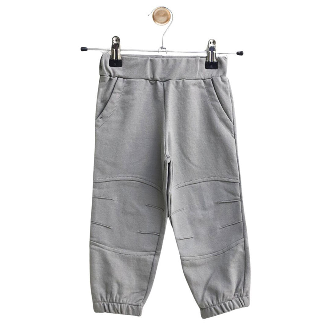 Unisex Cotton Sweatpants in Grey 1-4y