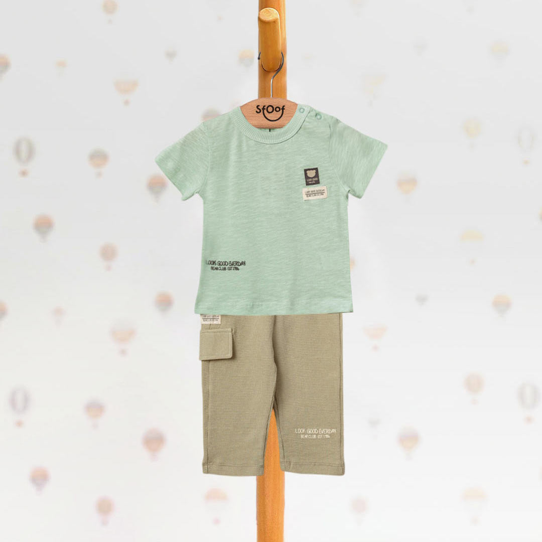 Look Good Cotton Set in Mint (2pcs) 1-3y